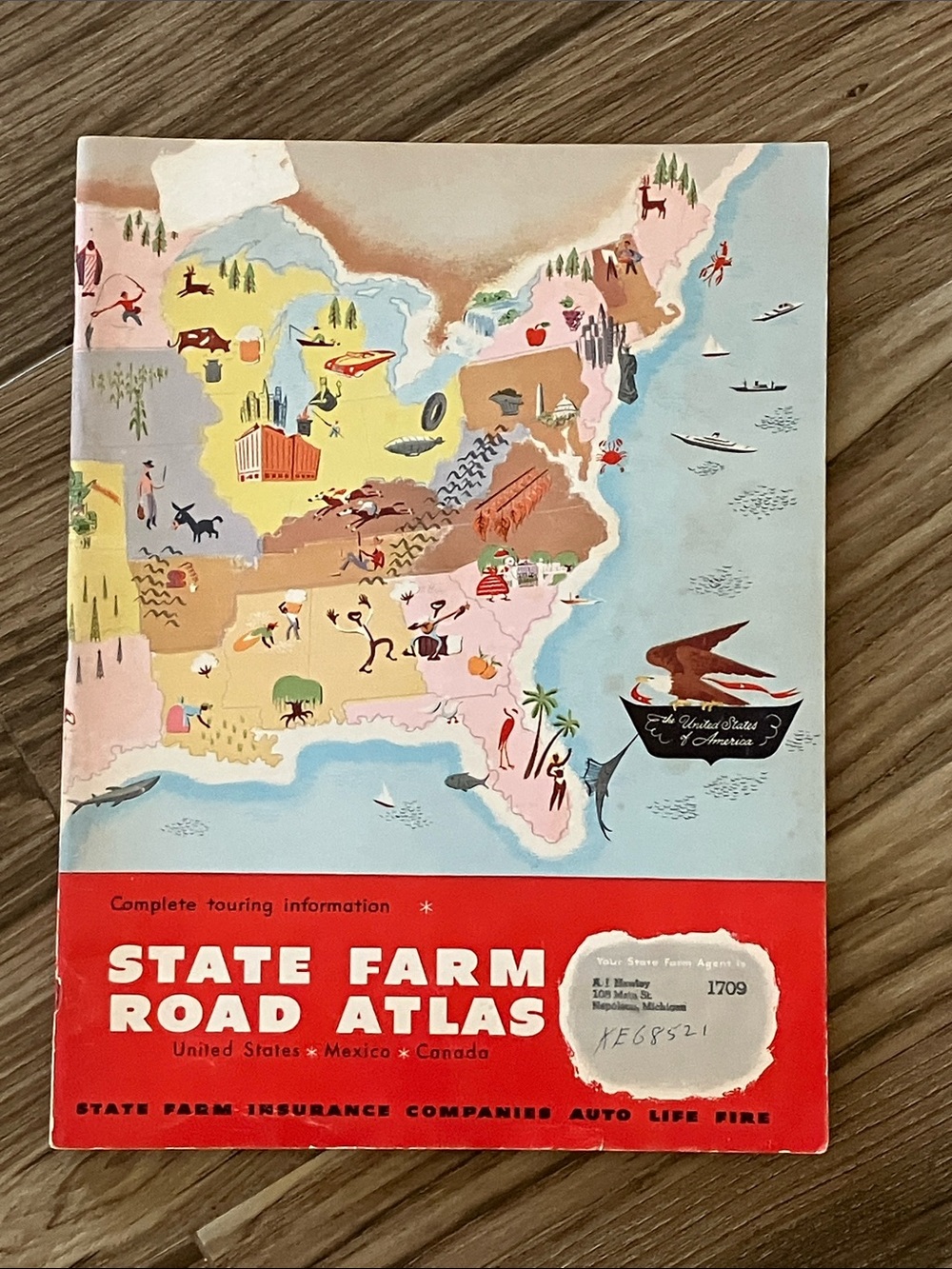1964 Road Atlas by State Farm